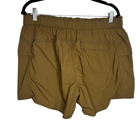 Free People Movement Active Running In The Wild Shorts Brown Green Size Large - Picture 7 of 12